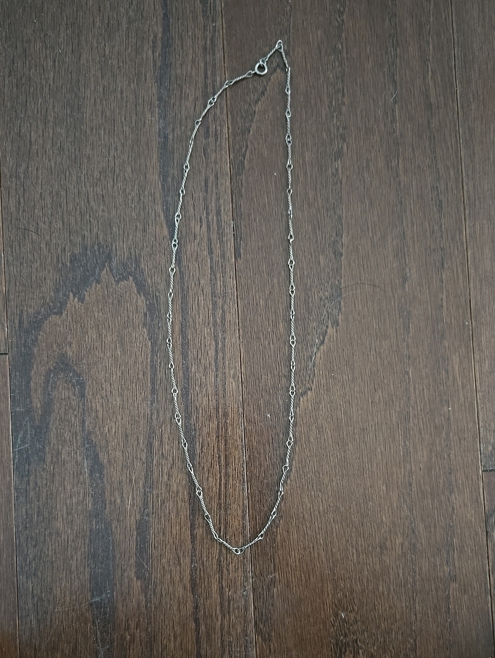 Delicate Silver Chain Necklace - Classic Women's Jewelry